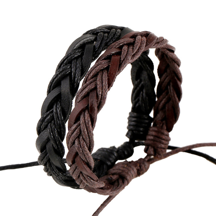 High Quality Leather Bracelet Latest Fashion Leather Bracelet Accessories Handmade Mens Leather Bracelet