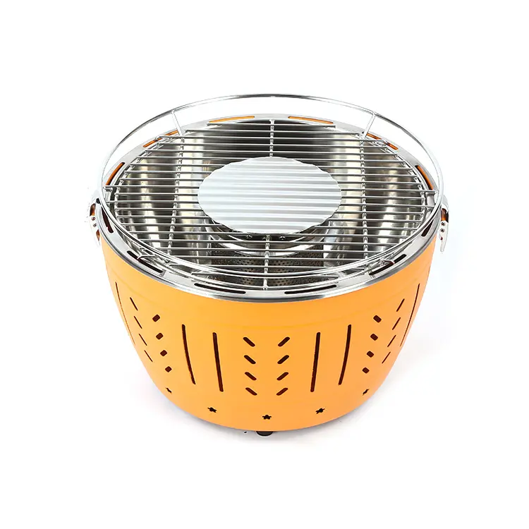 Stainless Steel Camping Smokeless Charcoal Grill