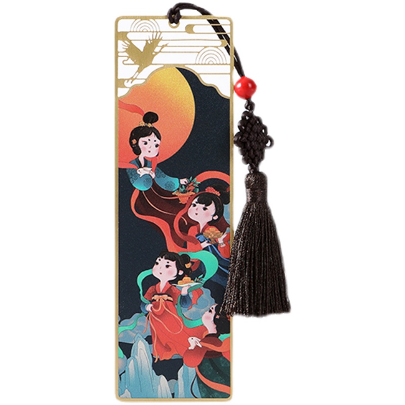 factory metal brass Chinese style bookmark gift