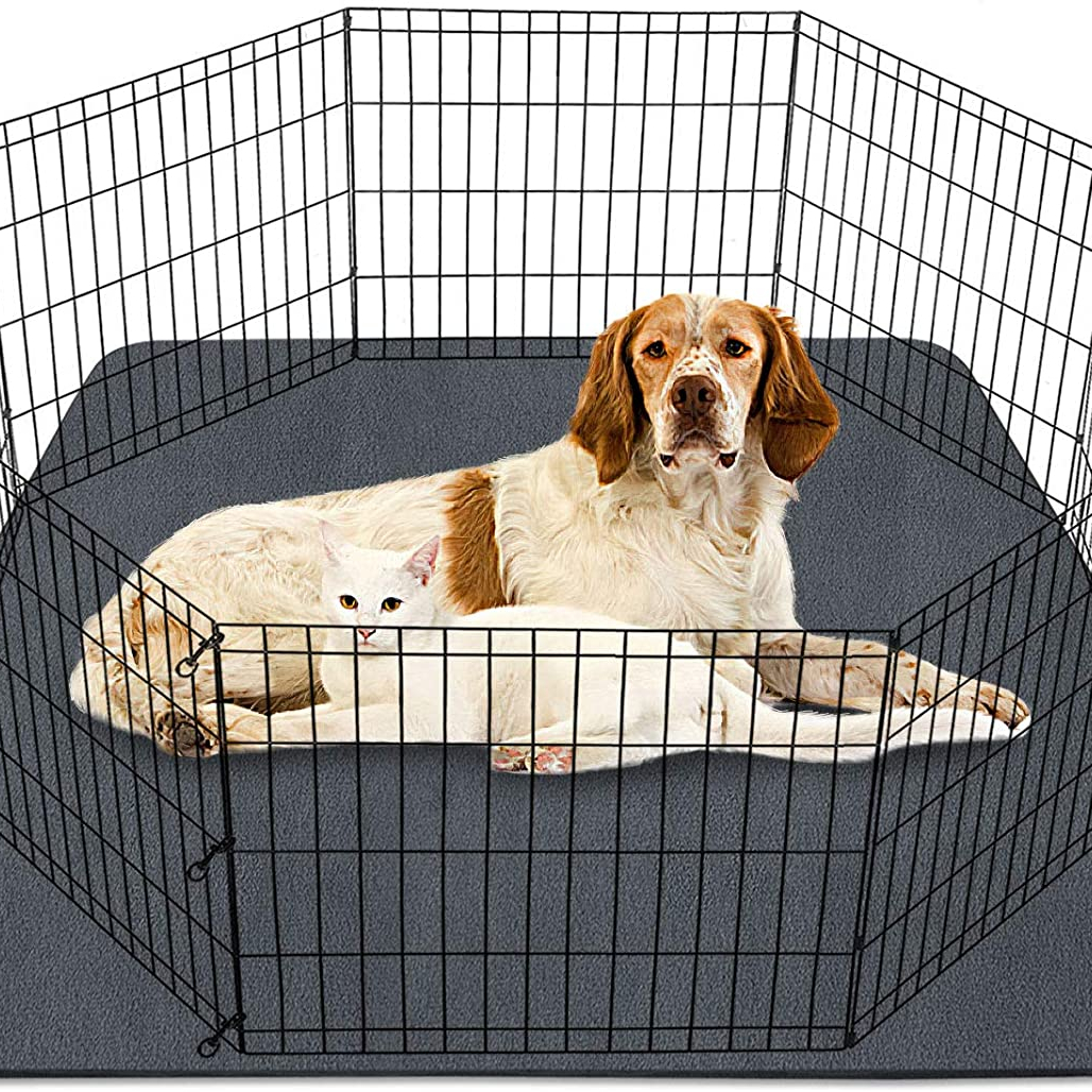Washable Puppy Pad with Fast Absorbent Waterproof for Training Whelping Housebreaking for Playpen Crate Kennel Non-Slip Dog Pads