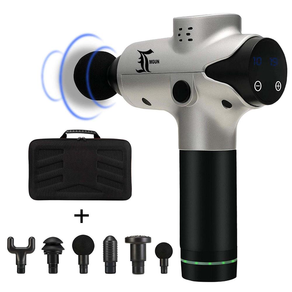 2020 24v Cordless Deep Percussion Vibration Body Massage Device Muscle Massage Gun For Fitness