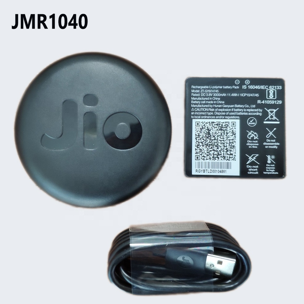 Карманный беспроводной Wi-Fi роутер 4G LTE, точка доступа Jio JMR1040, поддержка B3/5/40