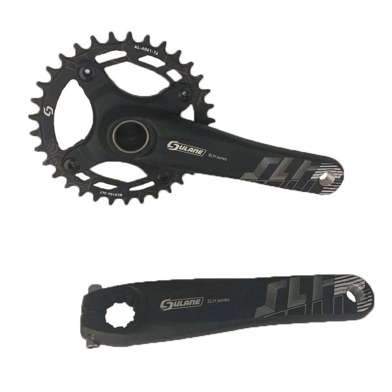 High Quality Single Speed Chainwheel And Crank Strong Aluminum Mtb Crankset