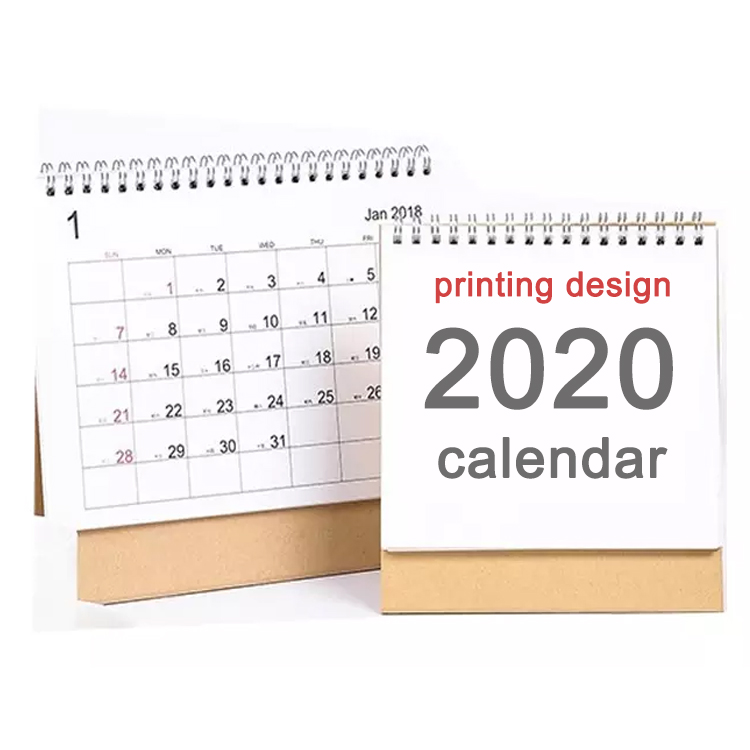 2021 Новый стол календарь с принтом дизайн 365 день складной рекламный стол календарь