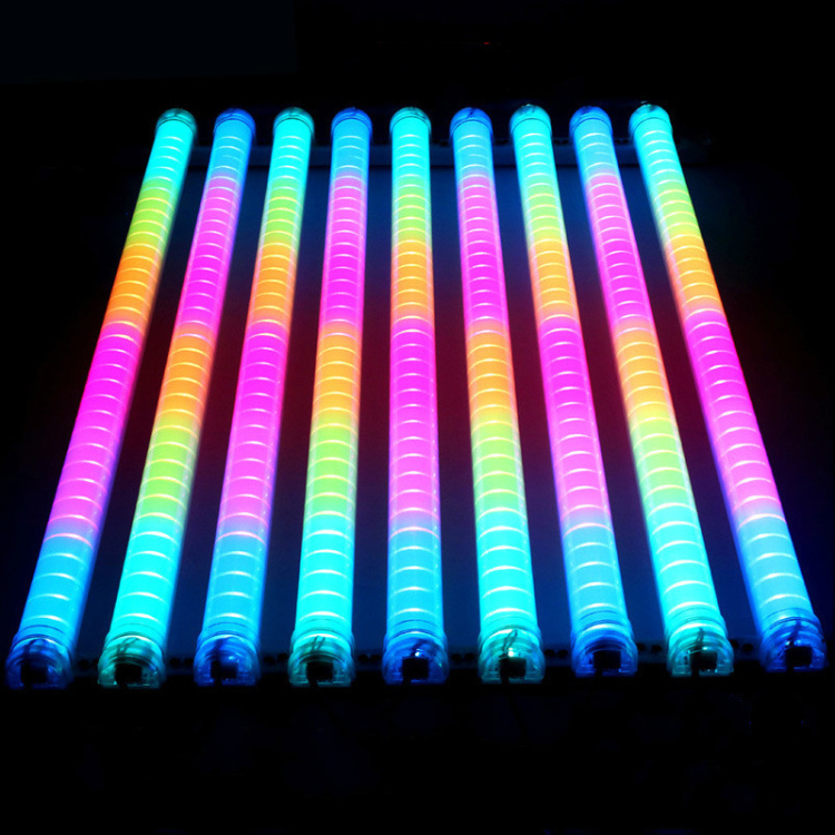 Marquee Tube Colorful Digital Tube Door Neon Lighting Facade Lamp Guardrail Contour Landscape Lighting