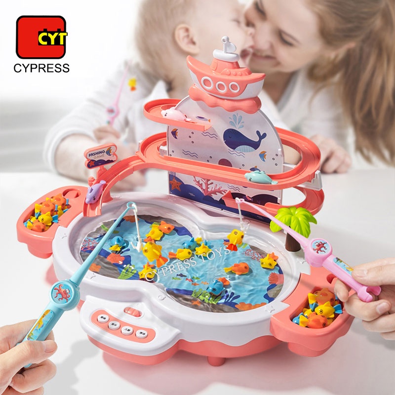 Летние игрушки электрическая игра рыбалка игрушки для детей