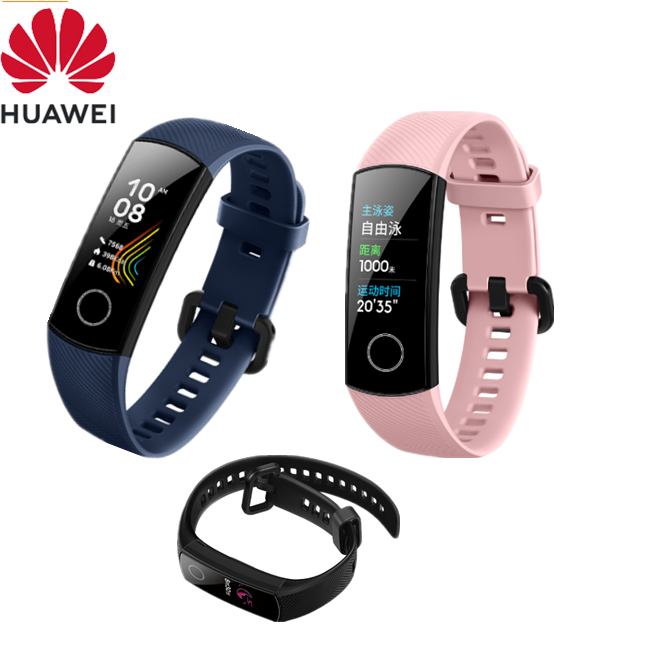 Оригинальный Смарт-браслет Huawei Honor Band 5, пульсоксиметр, волшебный цветной сенсорный экран, пульсометр