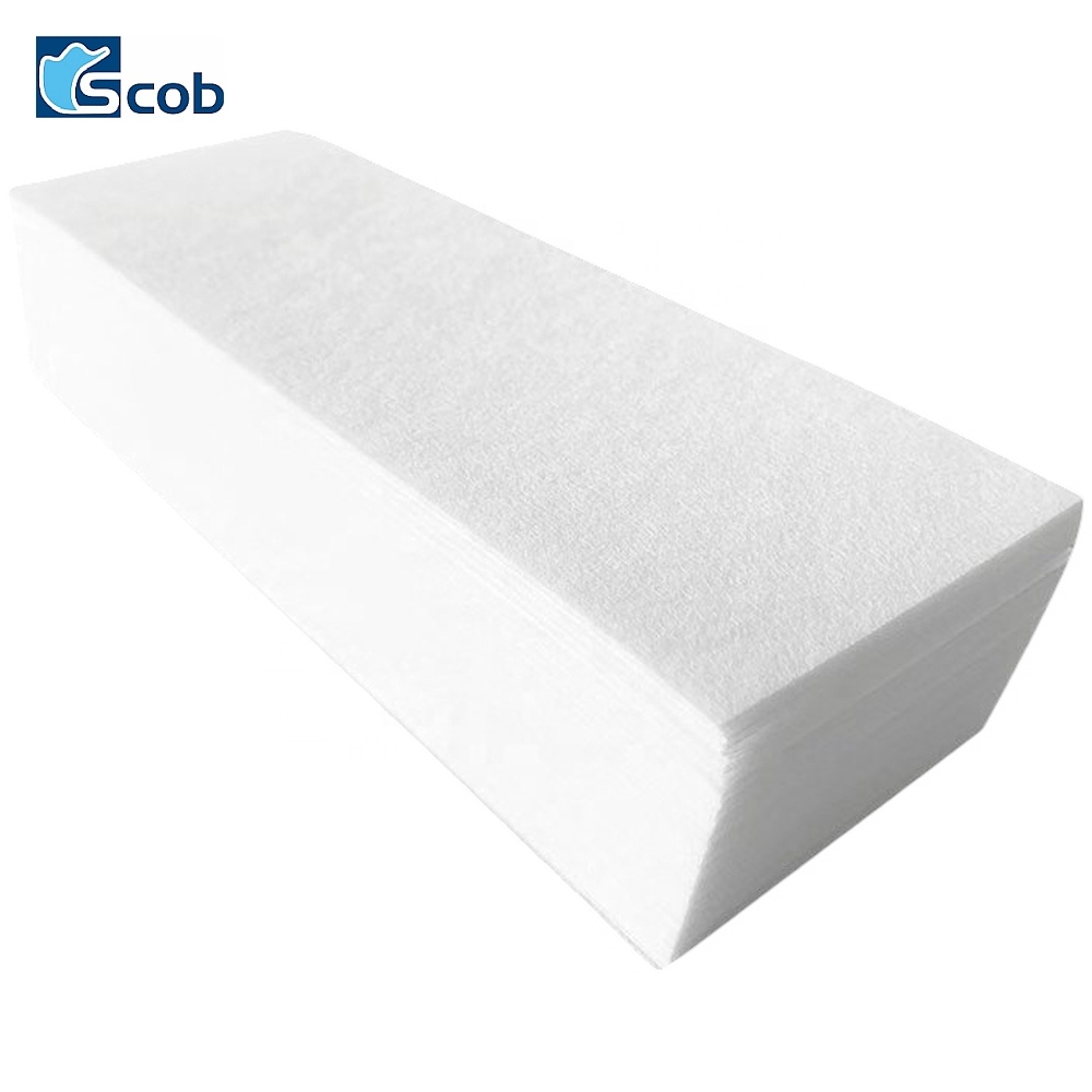 Wholesale nonwoven depilatory paper body and facial wax strips for women and men hair removal
