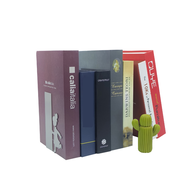 Best Selling Creative Design Bookend Decor Wholesale Customized Color Stand Bookends