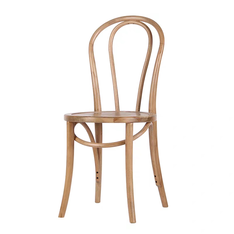 Антикварный Штабелируемый ресторанный обеденный стул Thonet из бентового дерева