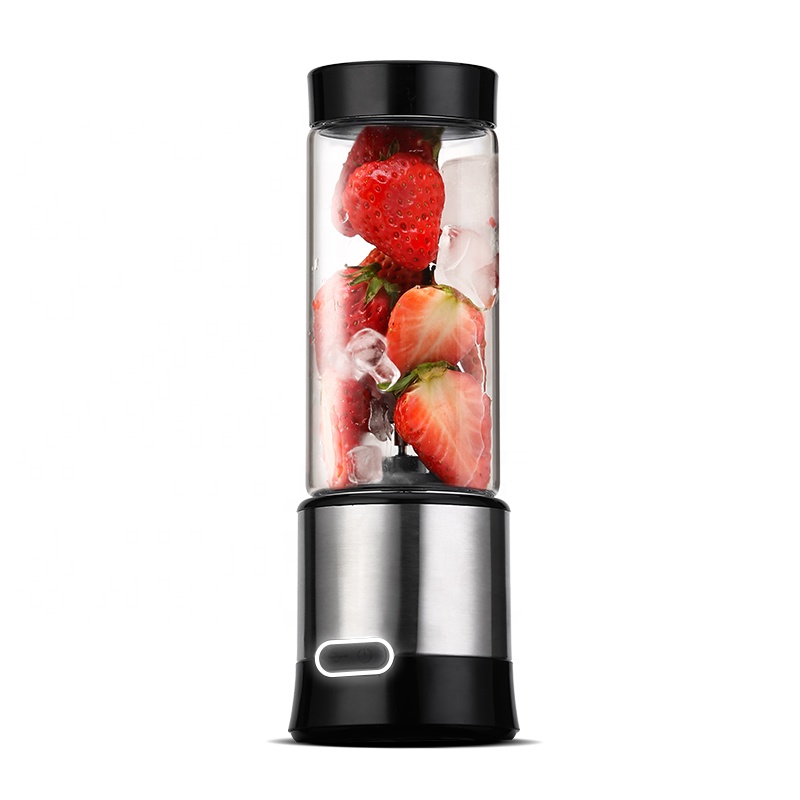 High quality new ice crushing function stainless steel household blender electric mixer battery portable blender usb blender