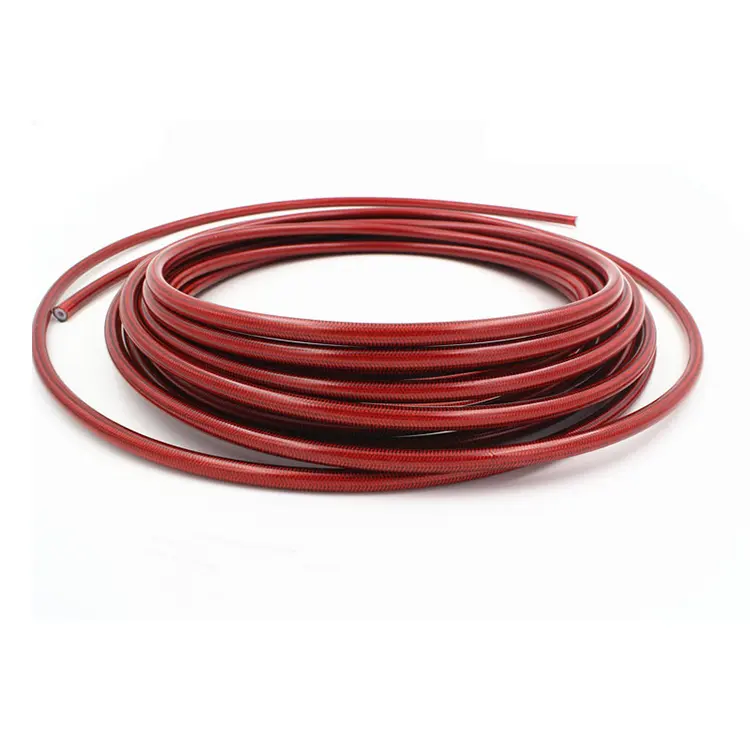 Sae J1401 1/8" 3.2*7.5mm Motorcycle Automotive Hydraulic Flexible Stainless Steel Wire Braided Front Rear Brake Oil Line Hose