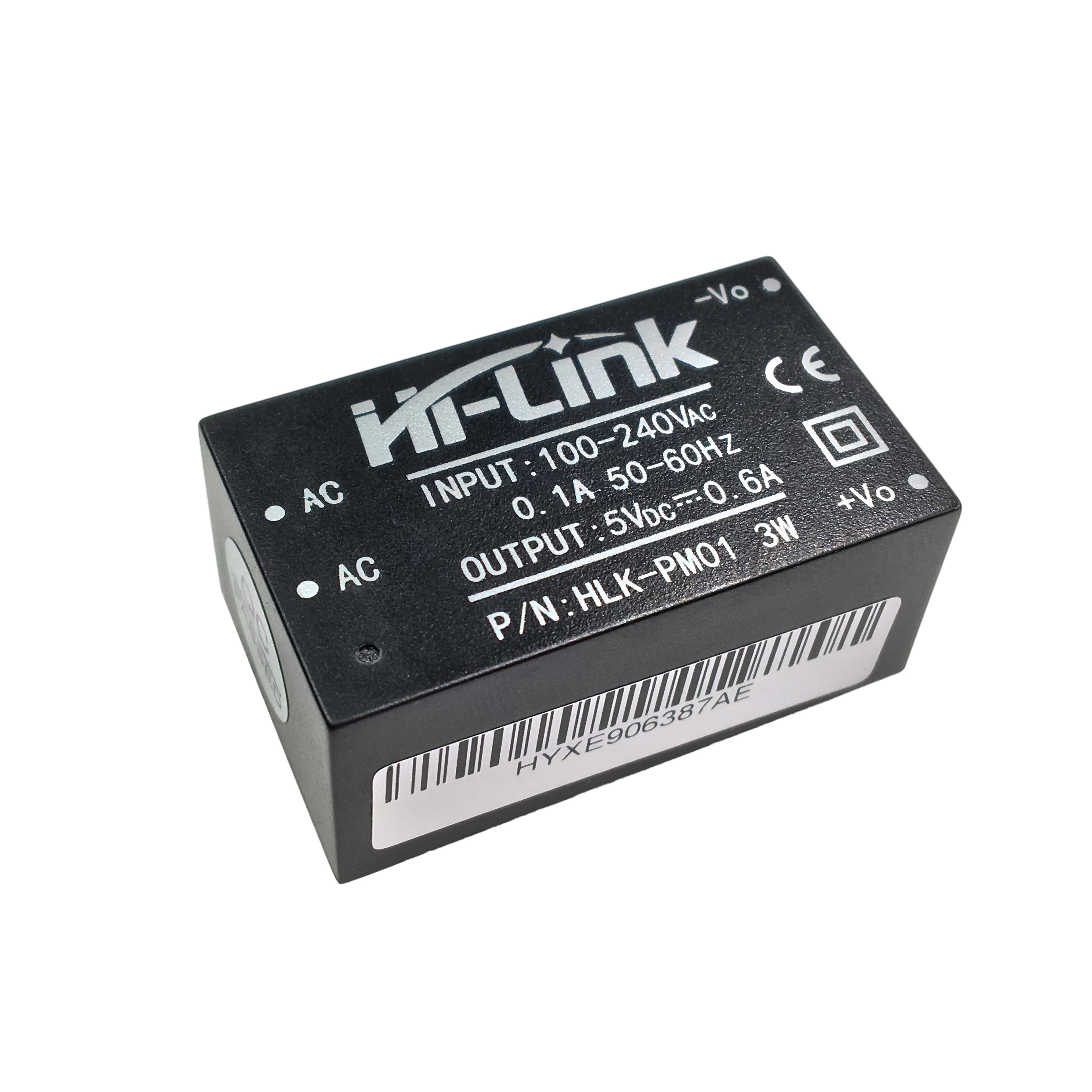 Одиночный выход ac dc 5v 3W Преобразователь мощности HLK-PM01 AC-DC 110V 220V