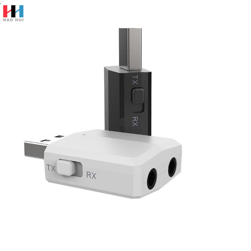 3 in 1 USB Bluetooth 5.0 Audio Transmitter/Receiver Adapter For TV/PC/Car Grace