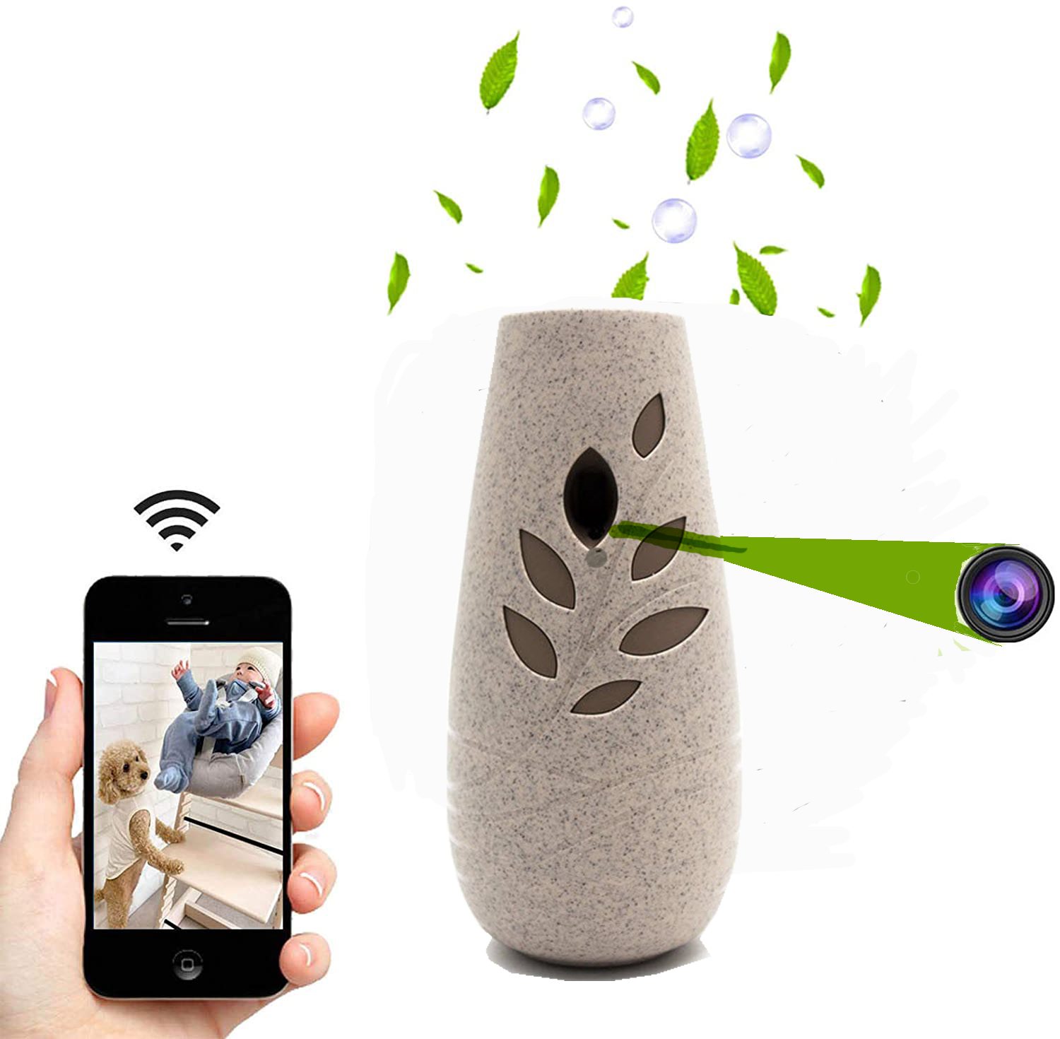 1080P WIFI Air Freshener Hidden spy Camera wirelesss IP cam and Video Recorder HD camera