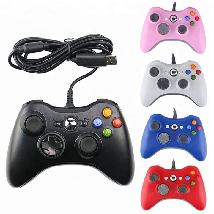 Dropshipping USB Wired Remote Controller Joypad Gaming Console Controller Gamepad Joystick For XBOX 360 PC