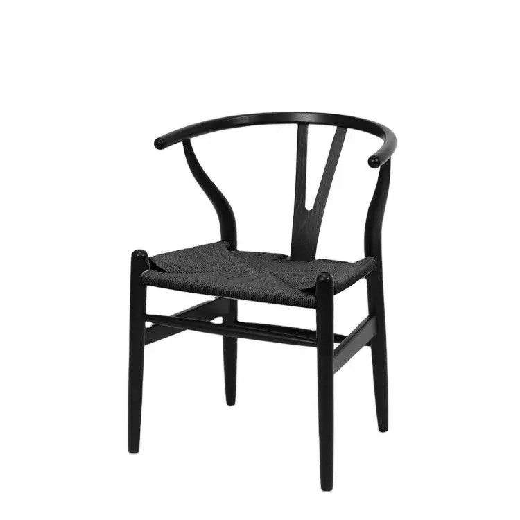 Factory directly supply Antique solid wood diningroom Y back wishbone chair resturant chair CH-971