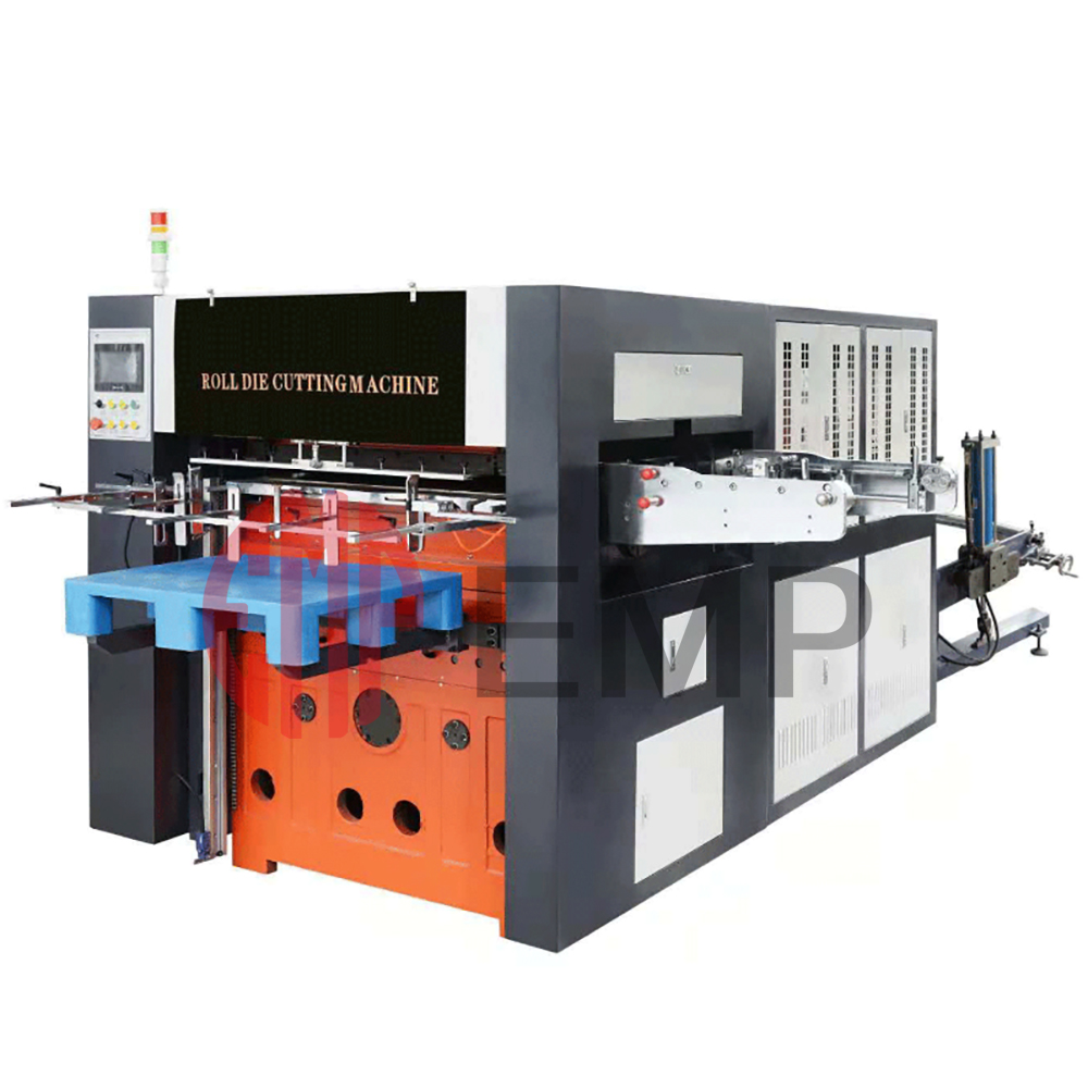 Hot sell good quality automatic roll paper cup plate box tray creasing and die cutting machine flexo printing price
