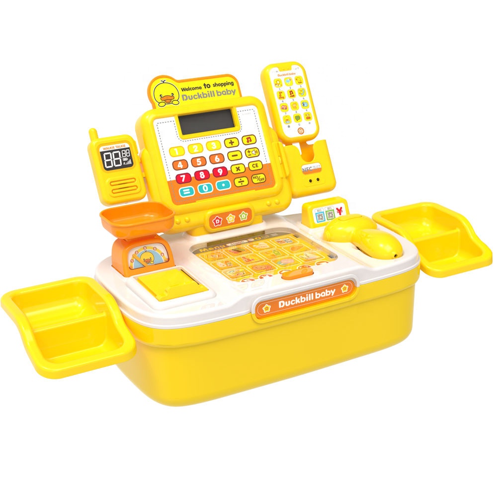 Trending products new arrivals Children role play pretend play preschool shopping cash register toy for children baby
