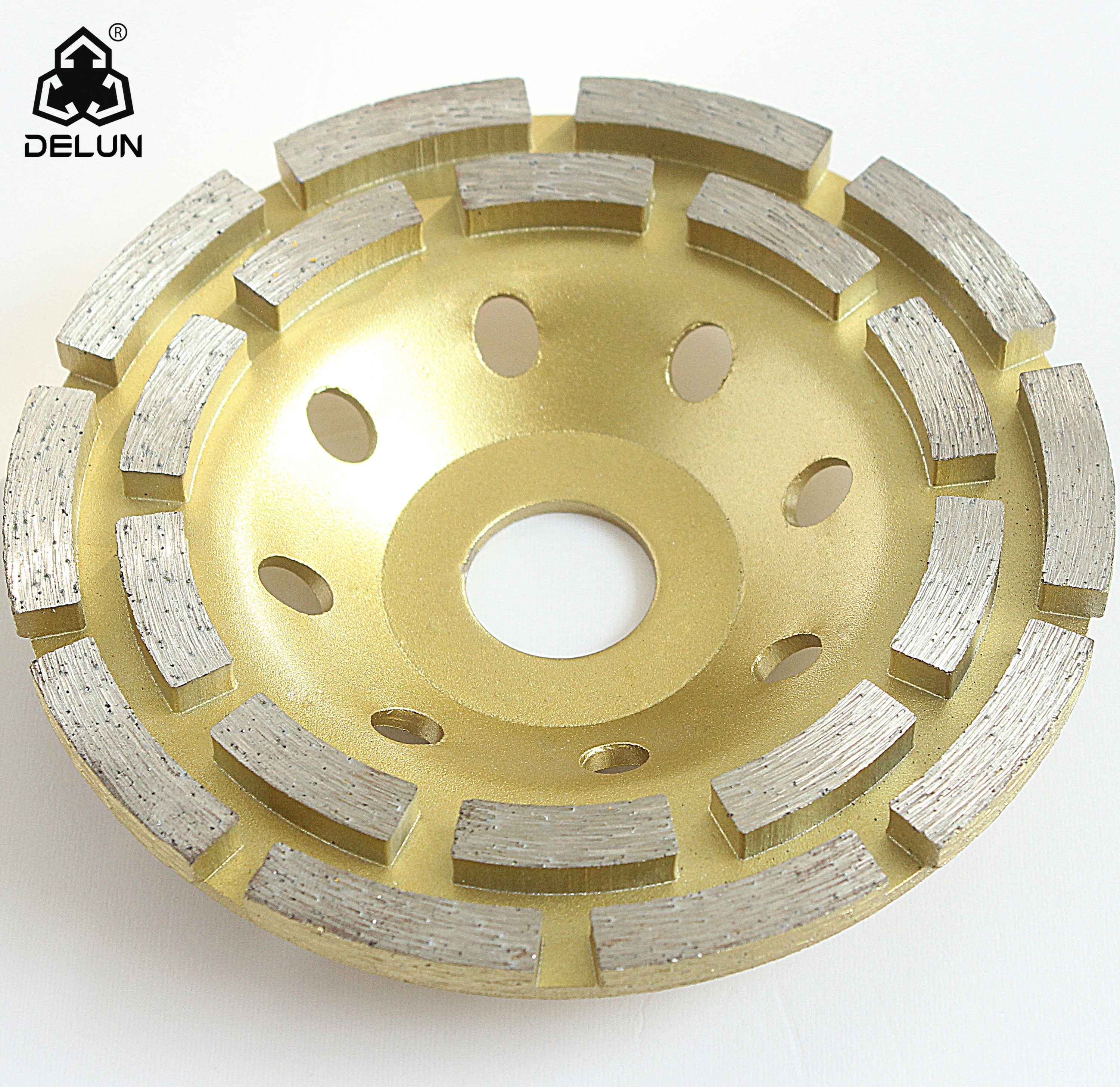 5inch industry quality turbo cup diamond wheel Manufacturer concrete double row diamond cup grinding diamond grinding wheels