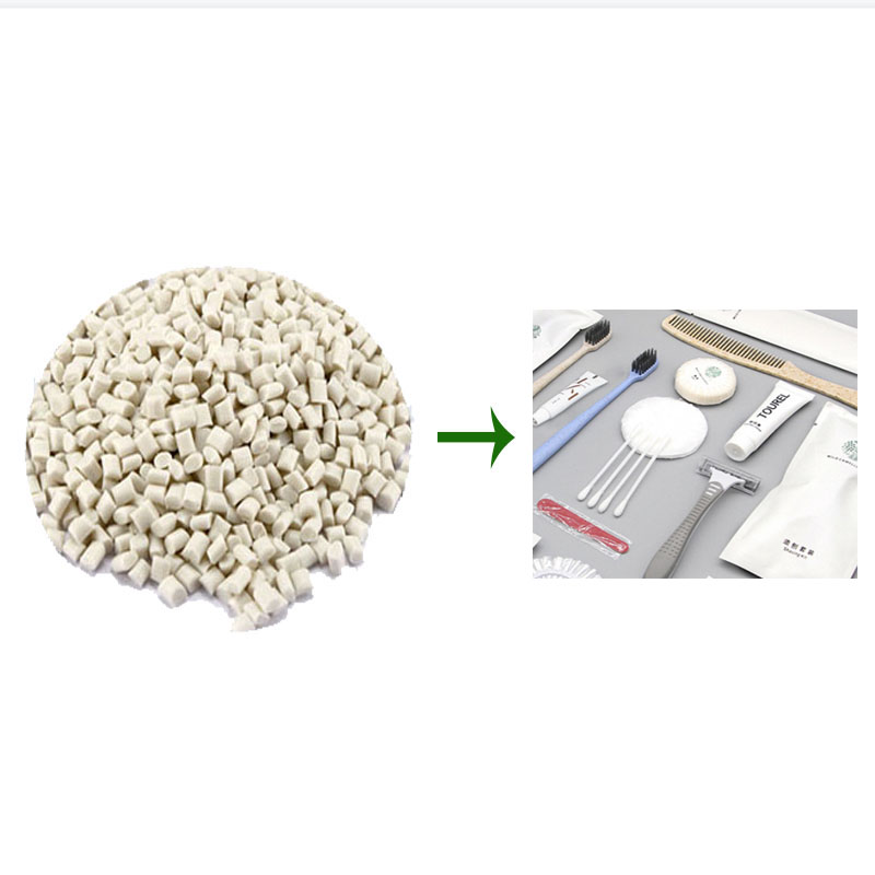 Full biodegradable material for hotel supplies