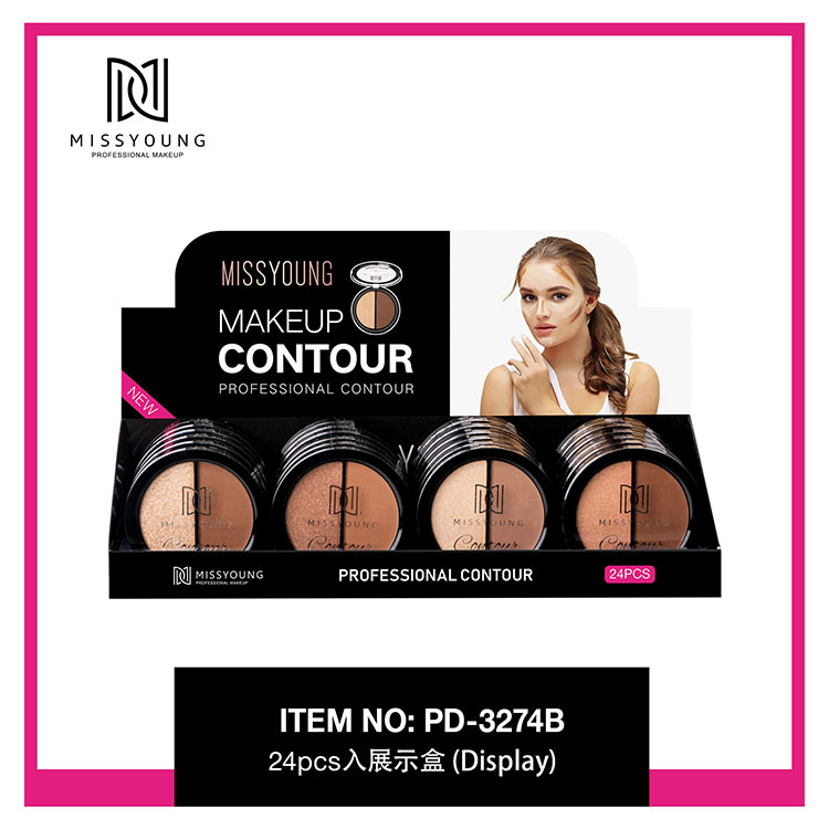 New Product Private Label Bronzer and Highlighters Makeup Powder Bronzer Contour Palette