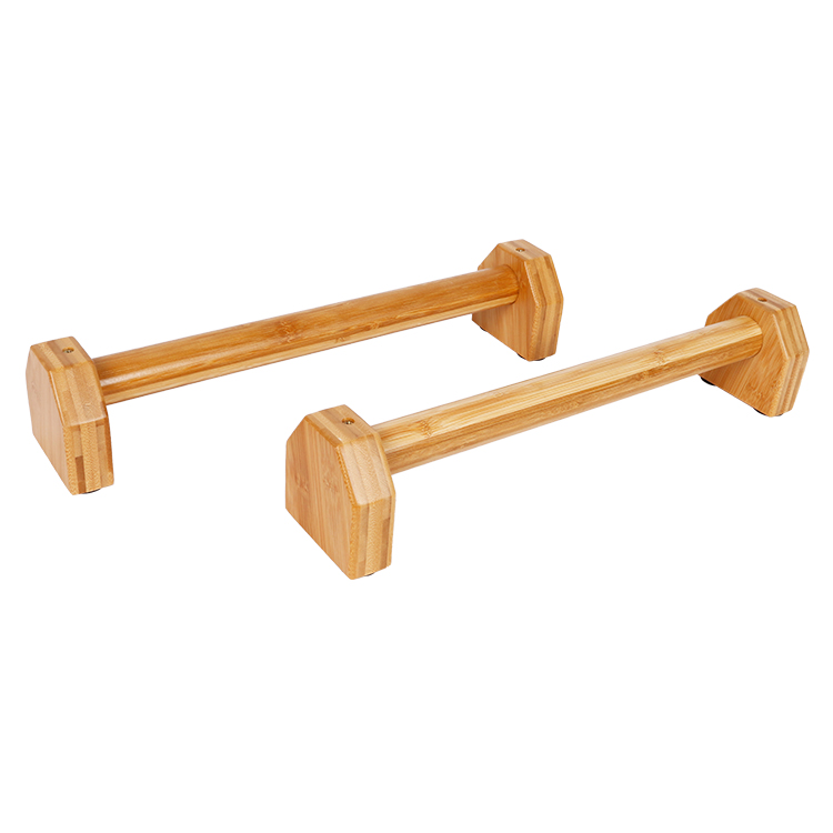Bamboo Barbell Pair of Push Up Bars