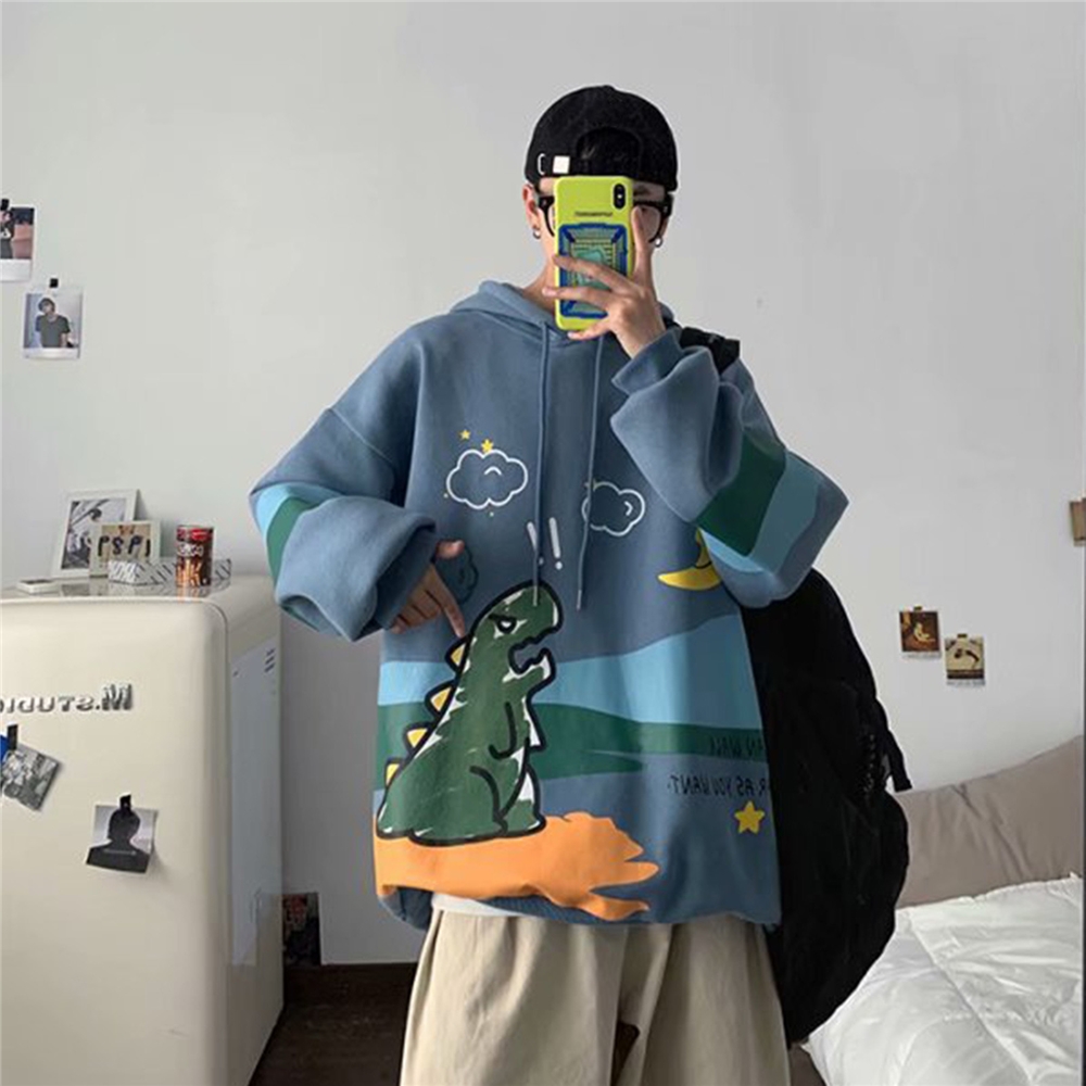 Zoete Girly Stijl Herfst/Winter Koreaanse Fashion Street Style Zebra Strepen Lamswol Harajuku Trend Preppy Paar Hoodie