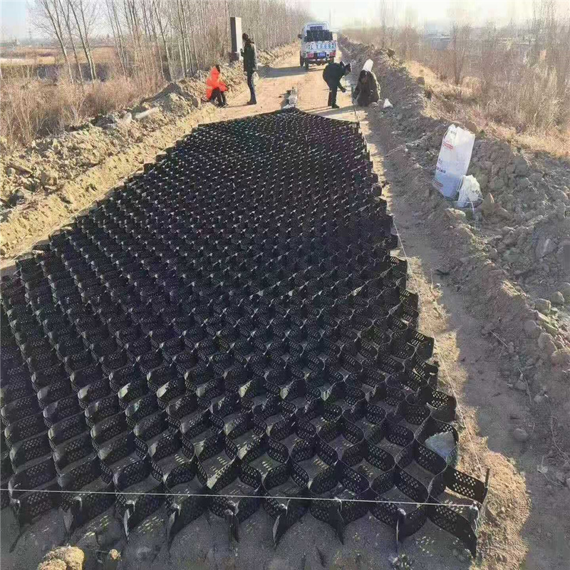 HDPE geocell сотовая система гравий сетка подъездная дорожка гравий наземная сетка рулон подъездная дорожка
