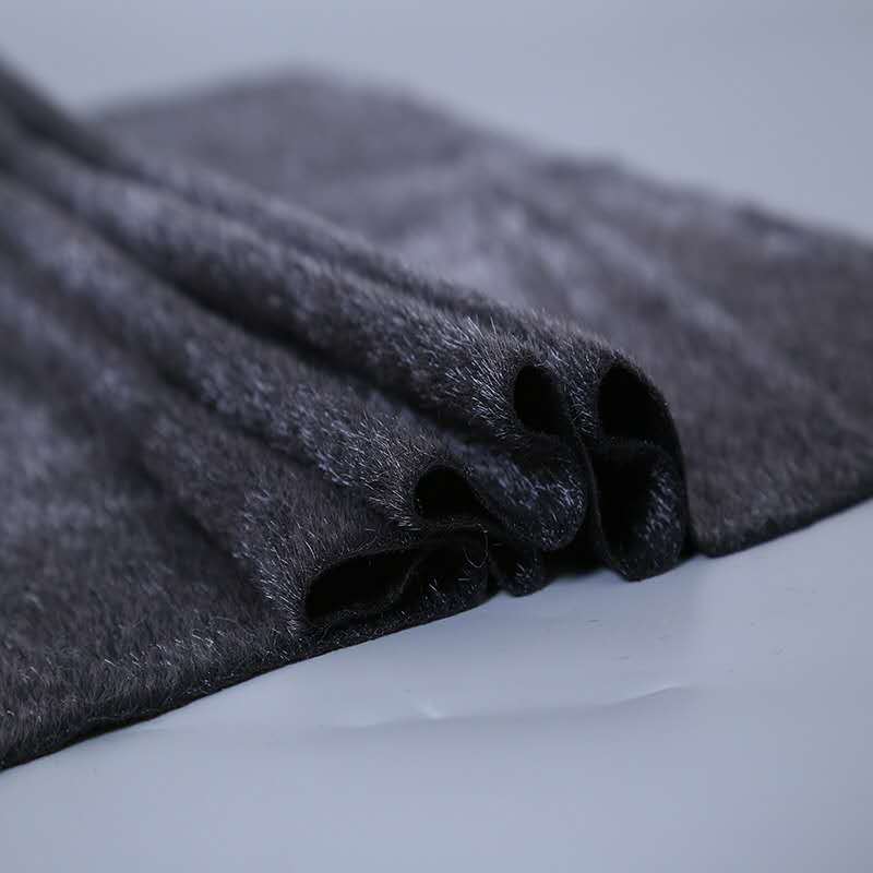 Source factory spot flocking fabric color complete cotton hat fabric direct imitation mink hair flocking fabric material
