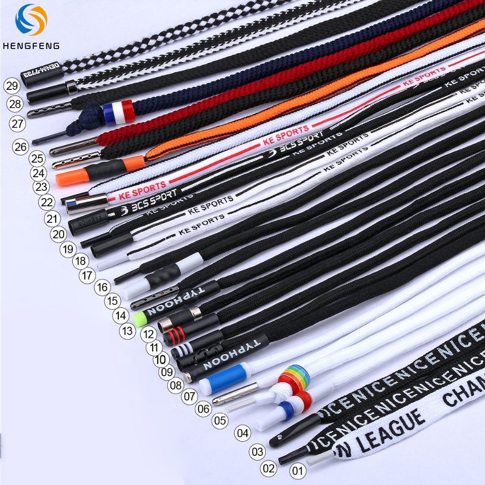 Support custom Hoodie Laces Metal Aglets Drawstring Draw Strings Draw Cord Tips Custom String