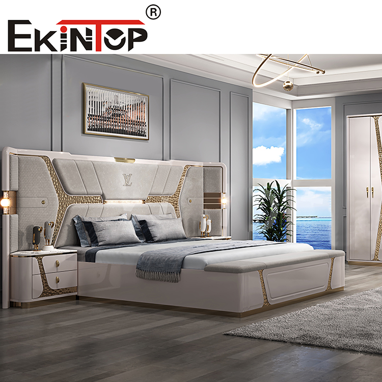 Ekintop queen bedroom set luxury furniture 1 pieces bedroom furniture king size set