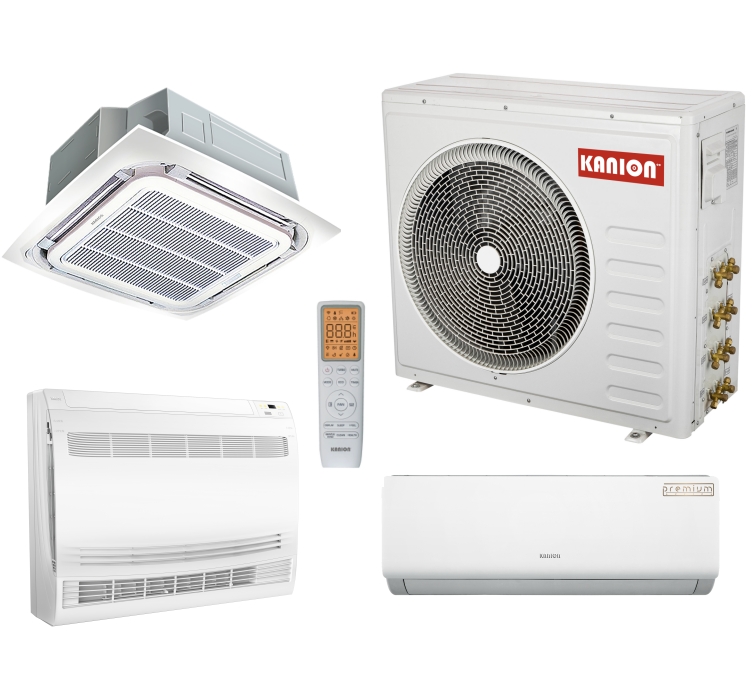 Multi split air conditioner 12000BTU 18000BTU 24000BTU 36000BTU Inverter Cooling and Heating R410A VRF Free Match
