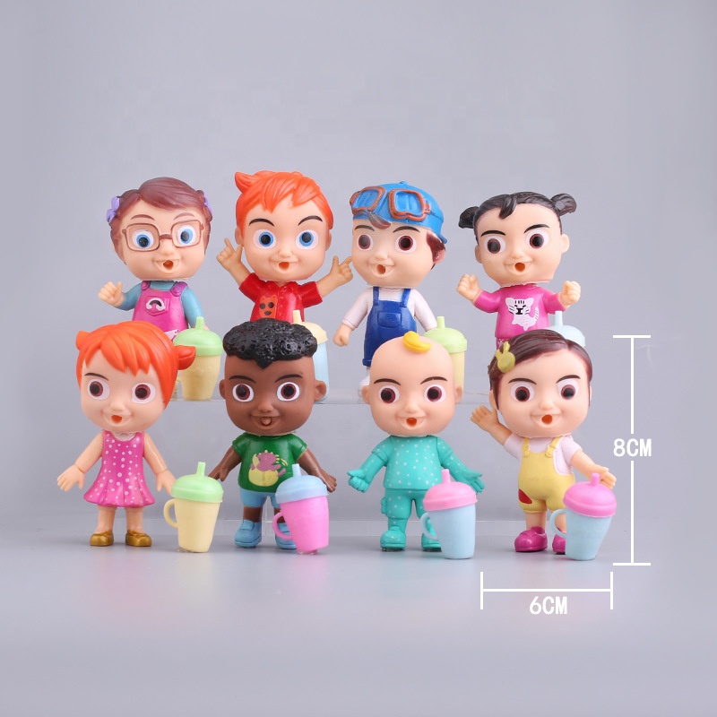 Игрушки премиум качества TY9320, экшн-фигурка, 3d мягкая плюшевая кукла, игрушка на заказ, cocomelon jj, кукла из ПВХ для маленьких мальчиков