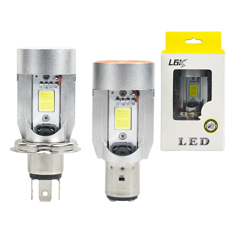 30 Вт синий/красный Ангел глаз DRL аксессуары 12/24V H4 LED Ba20d HS1 H6 мотоцикл светодиодные фары лампочки