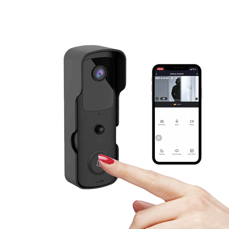 Беспроводной дверной звонок с Wi-Fi и ИК-подсветкой, 1080P