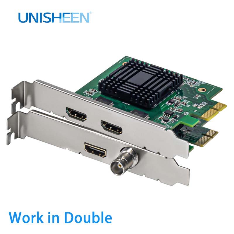 Full HD 1080P HDMI SDI Capture Card PCIe Game Capture PCI-E HD Video Audio Grabber HDMI /SDI For Windows, Linux