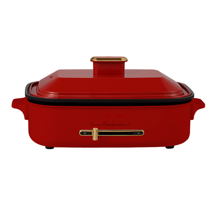 Double light Electric Multi function Rice Cooker Gril BBQ Grill with Non-Stick coating die-casting aluminum plates