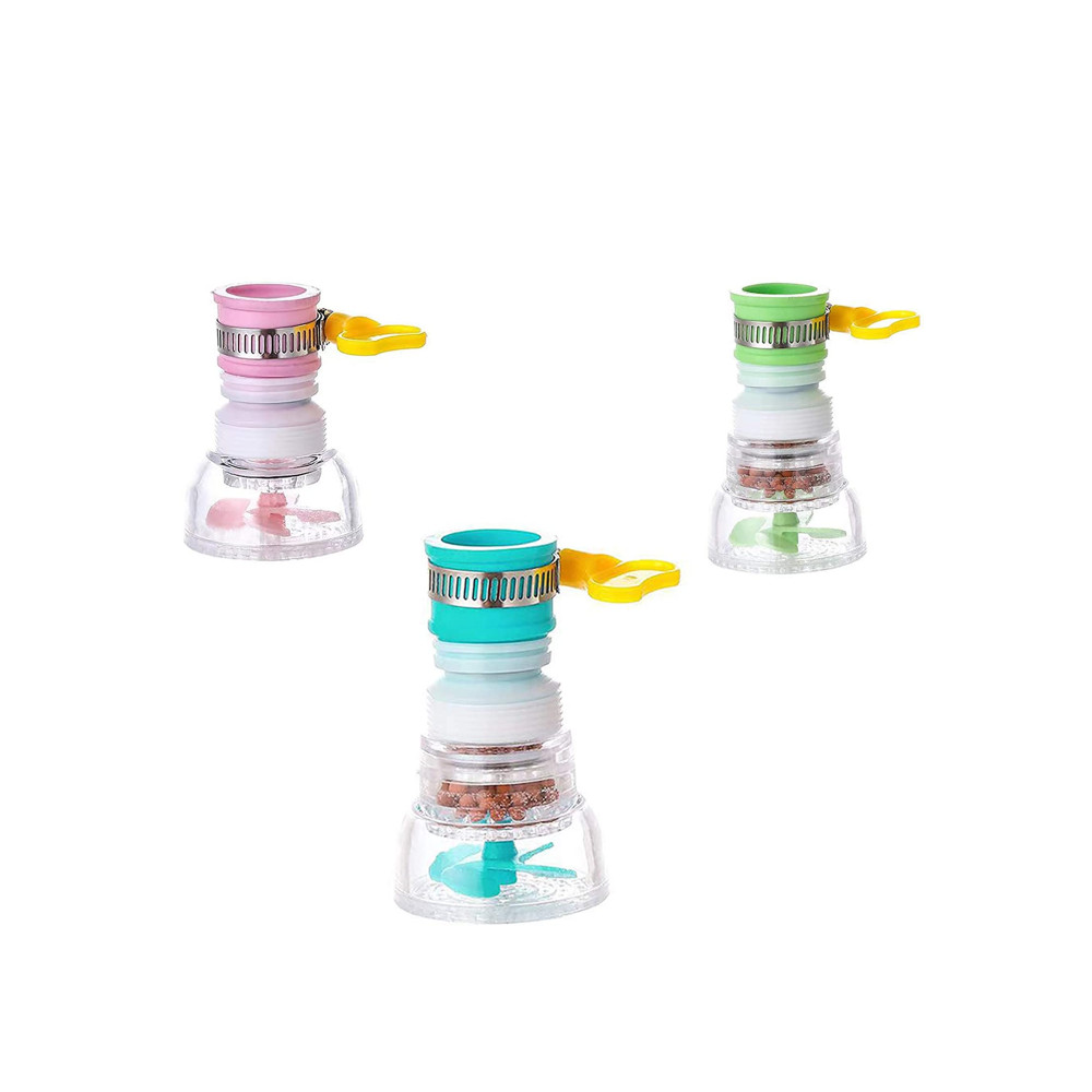 Faucet Water Filters 360 Degree Rotating Extensible Drain Device Easy to Install Home Kitchen Water Filter