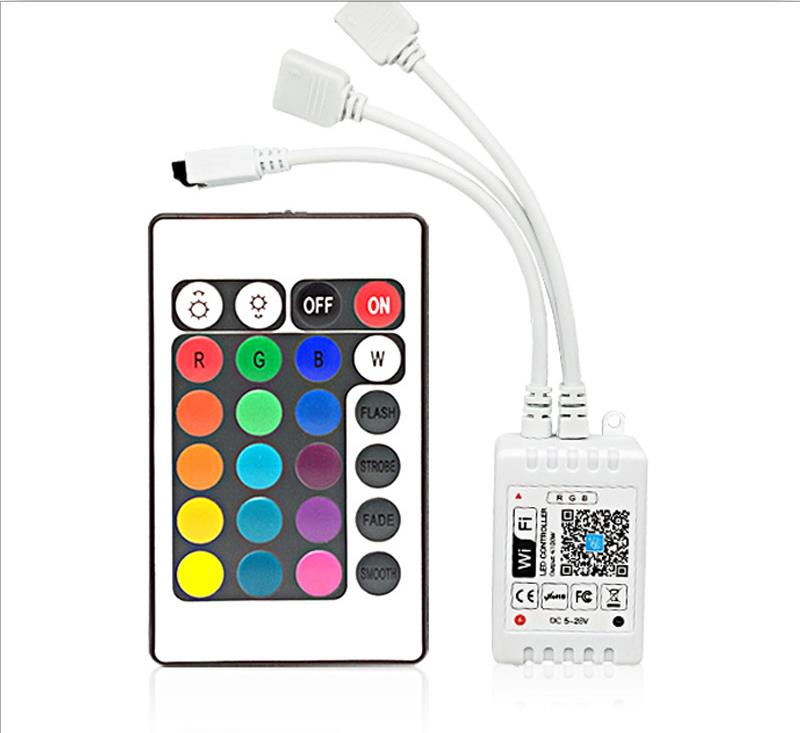 Новый RGB Wi-Fi контроллер светодиодной ленты для мобильного телефона управление через приложение три интерфейса