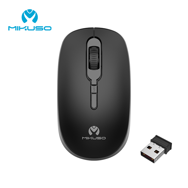Mikuso MOS-W085 Дешевые USB 2,4 ГГц 1600 точек/дюйм Регулируемая беспроводная мышь компьютерная мышь
