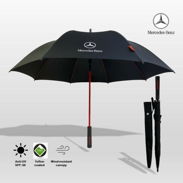 Знаменитый Crand Benz на заказ Высокое качество OEM Рекламный Подарок джентльмена без капель ветрозащитный зонт для гольфа с длинной ручкой