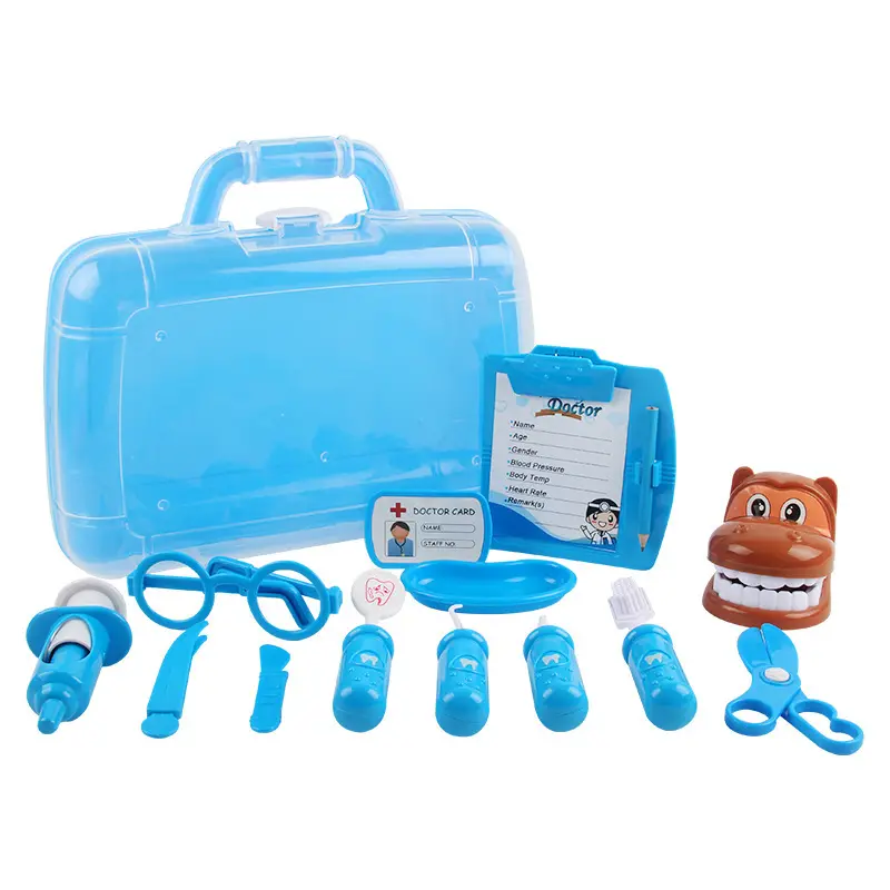 Educational Kids Doctor Tool Set Medical Tool Kit Plastic Dental Doctor Role Play Dentist Doctor Toys
