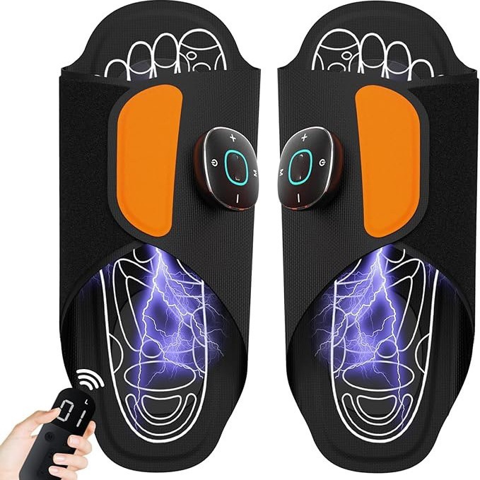 New Upgrade Foot Massagers EMS Foot Massager Shoes for Pain and Circulation with Remote Control