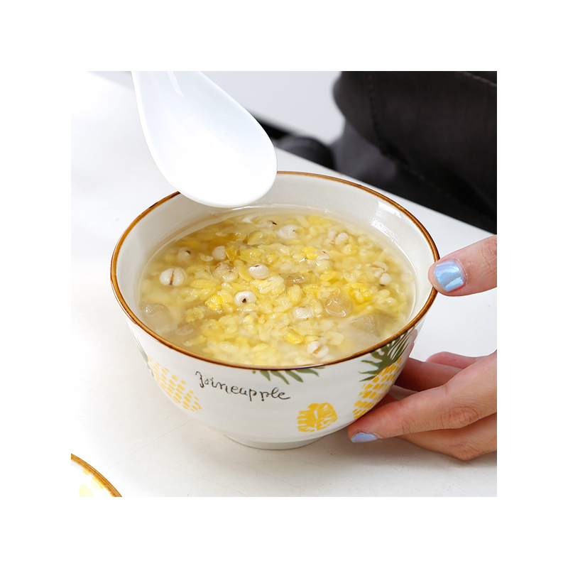 Factory direct sell microwave oven dishwasher oven suitable pineapple 6 inch bowl