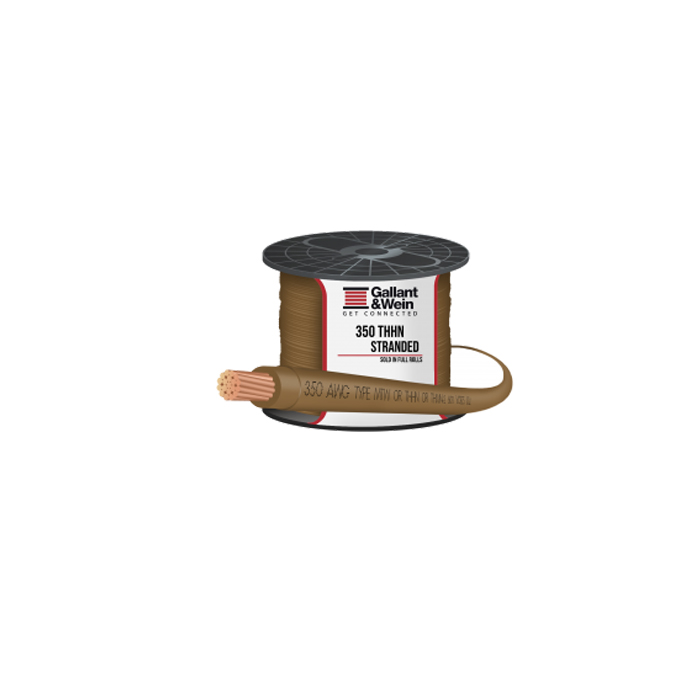 New 2021 THHN 350 AWG STRANDED BY THE FOOT Electrical Cables And Wires Copper Stretch Connector Style Cable Support ODM