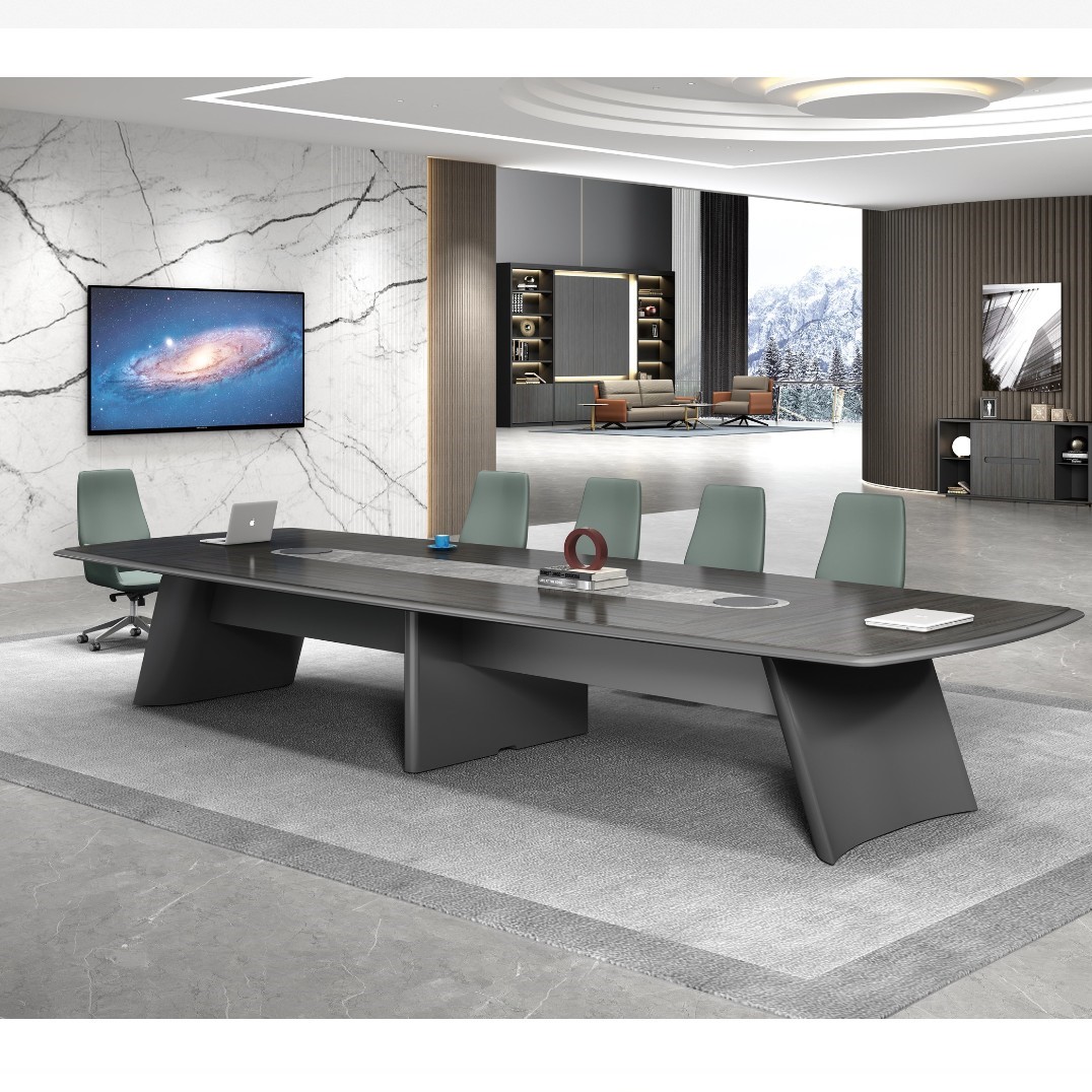 Latest modern design luxury boardroom table large conference room meeting table for 12 persons