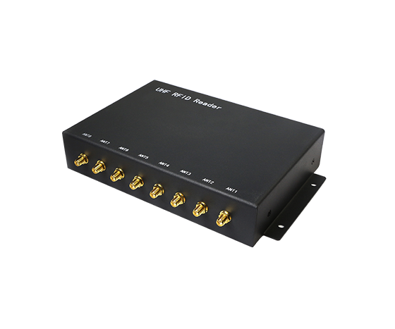 Long Range UHF RFID Card 8 channel fixed Reader designed for logistics, access control, clothing