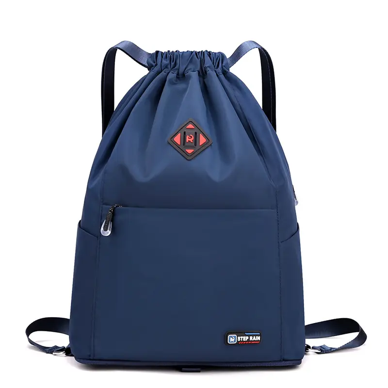 Customize Logo Backpack Bag Nylon Drawstring Backpacks Custom Casual Sports Backpacks For Basketball Football Volleyball