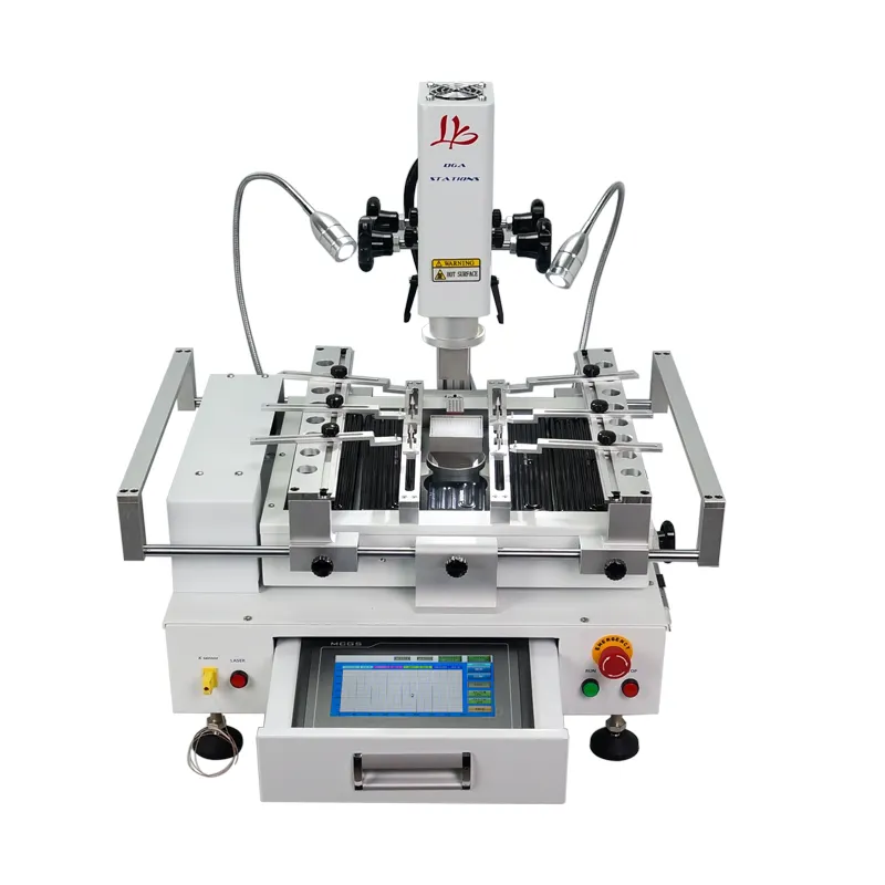 LY R690 V.3 Infrared BGA rework station SMT bga repair soldering machine with 90MM reball stencil game console pack